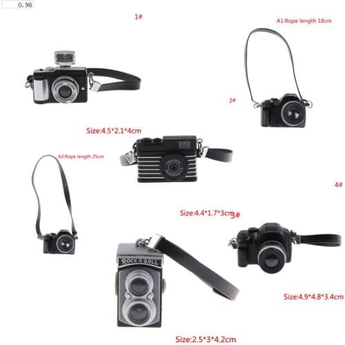 New Fashion Super Cute Mini Doll Accessories Retro Camera Dollhouse Miniature Decoration Toy For Children Gift