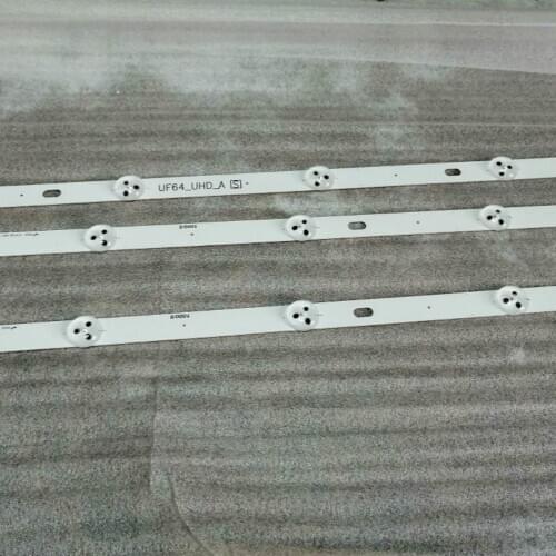 NEW 3 PCS 8LED LED backlight strip for LG HC430DGN-SLNX1 43UH620V 43UF6400 43UF640V 43UF6407 43UH610V 43UH619V 43UH603V