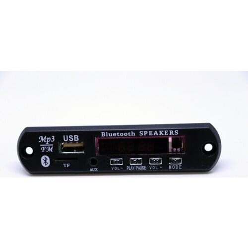 New Wireless Bluetooth MP3 WMA Decoder Board Audio Module USB TF Radio For Car High Quality