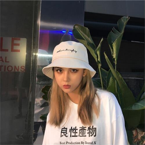 2020 new Fashion Japanese Bucket Hat Hip Hop Outdoor Summer Japanese Travel Hat Vacation Sun Panama Fisherman Cap