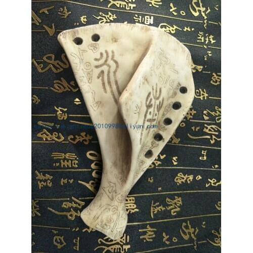 Rare HanDyansty(25---1860 bone Text Statue/ Sculpture,Oracle,free shipping