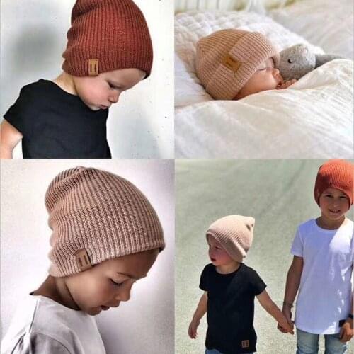 Baby Hat for Boy Warm Toddler Winter Hat for Kids Beanie Knit Children Hats for Girls Boys Baby Casual Warm Cap Newborn Hat