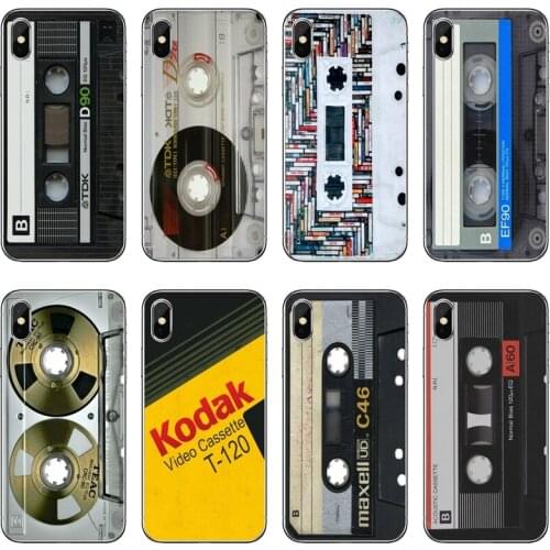 Silicone Phone Case Vintage Magnetic Tape Cassette For Huawei Honor 20 10i 9X 10 Lite 8S 8C 8X 7C 7X 7A 6C Pro 6 6A 6X 5C V10