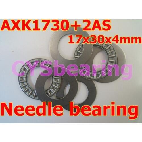 Lot of 10pcs 17X30X2mm AXK1730 +2AS thrust needle bearing AXK1730TN 17mm shaft