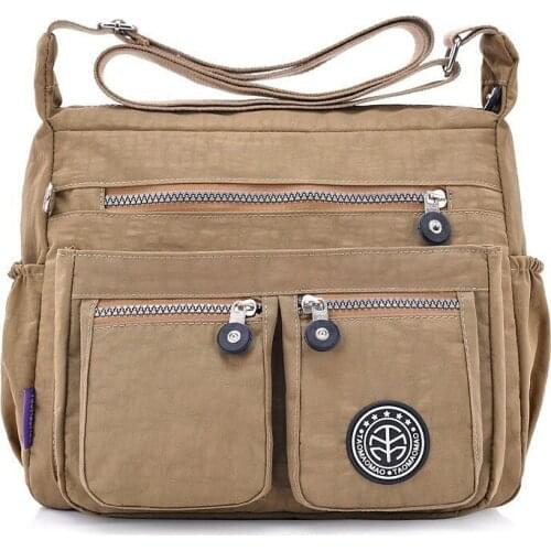 Women Casual Messenger Bags Waterproof Nylon Handbag Female Daily Shoulder Bag Ladies Crossbody Bags Bolsa