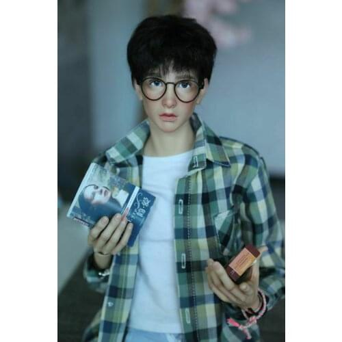 1/4 BJD / SD beautiful doll for boy Arsene 44 cm rubber jointed doll free eyeball