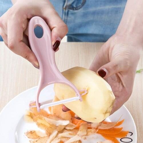 1pc Ceramic Peeler Fruit Vegetable Peeler Stainless Steel Potato Sharp Slicer Cutter Safety Ceramic Knife Kitchen Tools