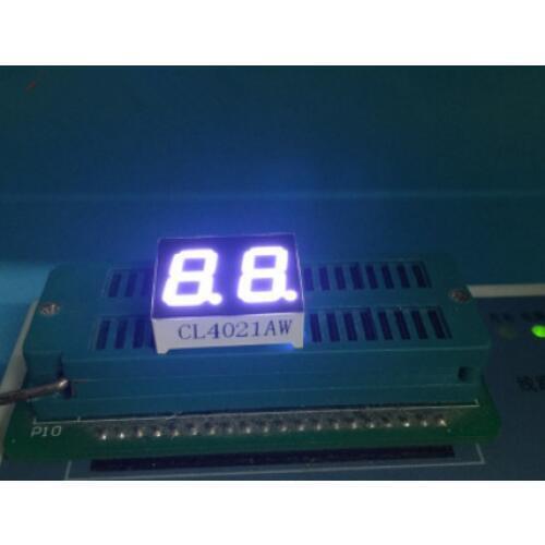 10pcs New 2 Bit 0.4 inch Digital Tube LED Display White/Blue light 7 Segment Common Cathode/Anode