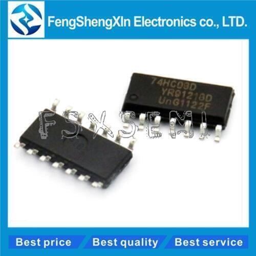 100pcs/lot 74HC08D 74HC08 SN74HC08DR QUADRUPLE 2-INPUT POSITIVE-AND GATES IC SOP-14