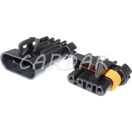 1 Set 4 Pin 12162144 12162102 Oxygen Sensor Plug O2 Socket Automotive Connector For Toyota BUICK DLX Haima Series