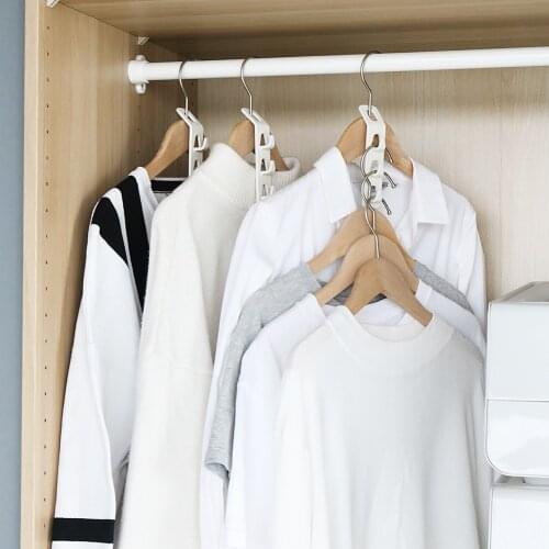 4pcs/set Hanger Connecting Hook Wardrobe Clothing Storage Hook Strong Load-bearing Space Saving Hook Trousers Hanger Hook