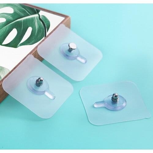 5/10PCS Punch-free Installation Pendant Hanger Seamless Screw Sticker Sticky Hook Seamless Nail Photo Frame Screw Rod Sticker