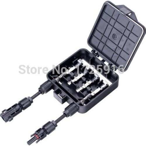 50 pcs = a lot TUV/ PV-Junction Box for PV mould 4 rails 3 diode solar junction box FS0156