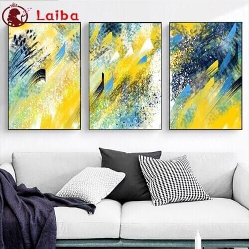 5d diamond painting Abstract colorful graffiti diamond painting cross stitch mosaic embroidery diamond round square stones3pcs