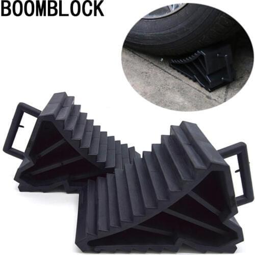 BOOMBLOCK 2X Car Rubber Stop Slip Control Tire Triangle Pad For Mercedes Alfa Romeo Fiat 500 BMW E39 E46 E90 E60 F30 Mini Cooper