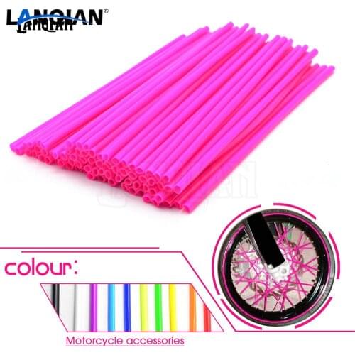 Color mixing Motocross Dirt Bike Enduro Wheel RIM SPOKE Shrouds SKINS COVERS for HONDA 125 SUZUKI 250 YAMAHA 450 150 690 390