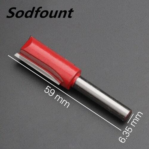1 /4" x 1 /2" Dual Blade Straight Router Bit Wood Cutter