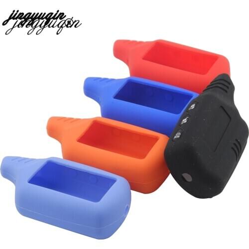 Jingyuqin Key Cover B9 LCD Silicone Case for original Starline B9/B91/B6/B61/A91/A61/V7 LCD Keychain Car Remote 2 Way Alarm