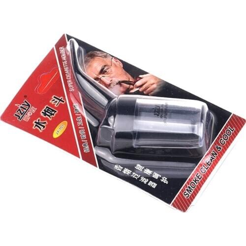 Pocket Hookah Curved Water Smoke Pipe Filter Pipe Water Smoking Pipe Circulating Hookah-Filter for Mens Cigarette Accessories