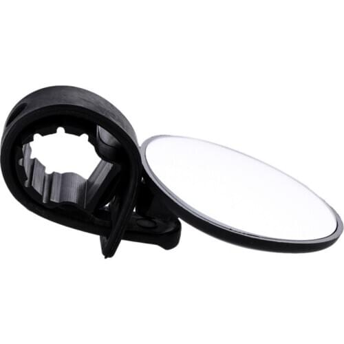 Mount Bike Bicycel Handlebar Mini Convex Mirror Safe Rearview Rear View Mirror 360 Degree Rotate Cycling