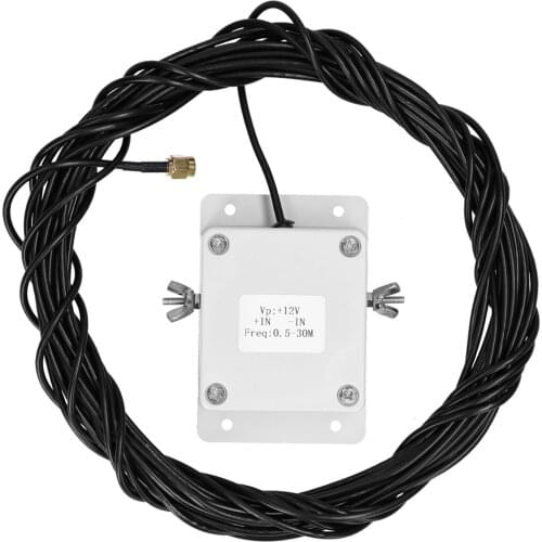 MLA-30+ (plus) SDR Loop Antenna Active Receive Antennas Low Noise Medium Short Waves Antenna with 0.5-30 MHz Frequency
