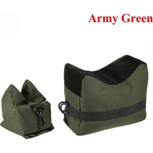 Outdoor Front & Rear Rifle Target Tactical Bench Rifle Shooti Gun Rest Support Stand Gun Accessories Tactical Hunting Rifle Bag