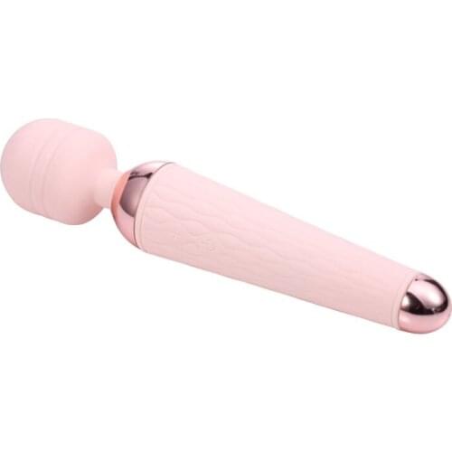 Rechargeable Personal Wand Massager Quiet & Waterproof 20 Patterns & 8 Speeds Travel Bag Included