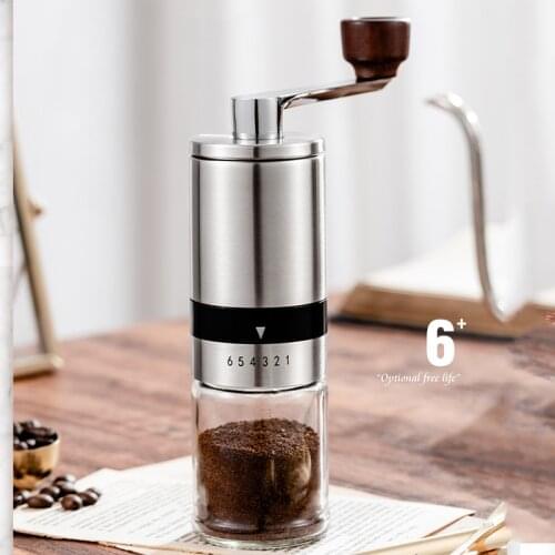 Coffee Grinder Stainless Steel Adjustable Hand Grinder Coffee Machine Coffee Bean Burr Grinders Mill Kitchen Tool Grinder