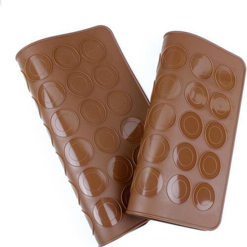 Silicone Macaroon Pastry Oven Baking Mould Sheet Mat 30-Cavity DIY Mold Baking Mat Esteiras Forros De Cozimento