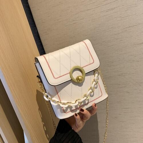 Crossbody Bags for women 2020 new luxury handbags fashion chain clear purse fashion brand shoulder fake designer white beach bag