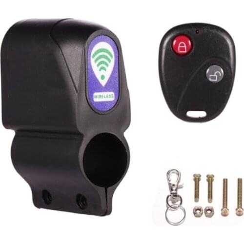 Bicycle Anti-Theft Alarm Lock With Wireless Remote Control Waterproof MTB Bike Anti-Theft Vibration Alarm Bike Alarm Lock