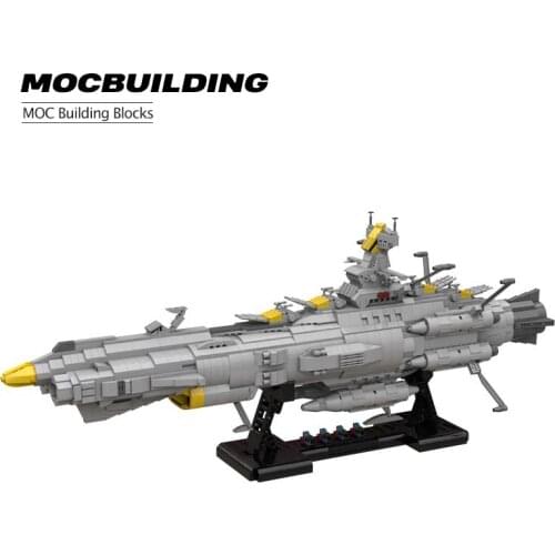 Star spaceship war movie famous model MOC building block childrens creative puzzle assembly toy gift spaceship Andromeda