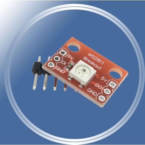 5PCS/LOT New WS2812 RGB LED Breakout module WS2811 For Arduino DIY KIT