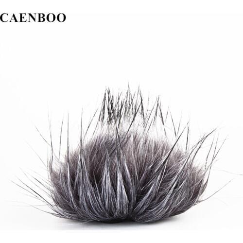 CAENBOO For TASCAM DR-40 DR40 Video Voice Recording Pen Outdoor Microphone Wind Cover Furry Windscreen Windshield Muff DR 40