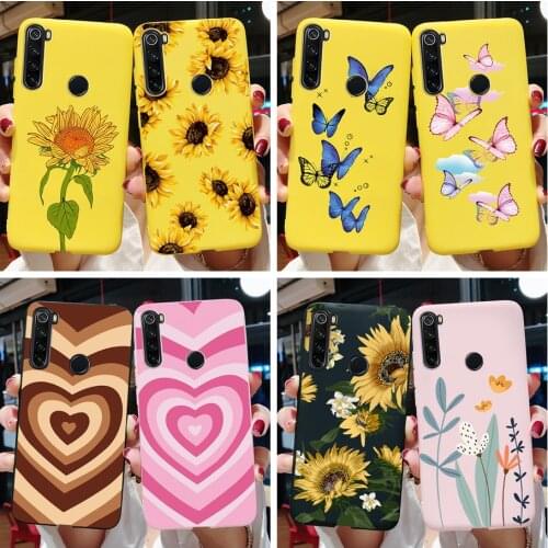 Redmi Note 8 pro 8T Case Cover for Xiomi Xiaomi Redmi Note 8 T 8T Note8 Pro Candy Silicone TPU Matte Soft Back Phone Cover Cases