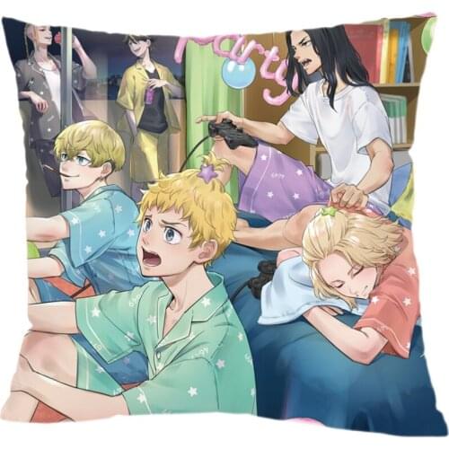 Anime Tokyo Revengers Mikey Doraken Unisex HD Printing Double-sided 40x40cm Student Adult Pillow