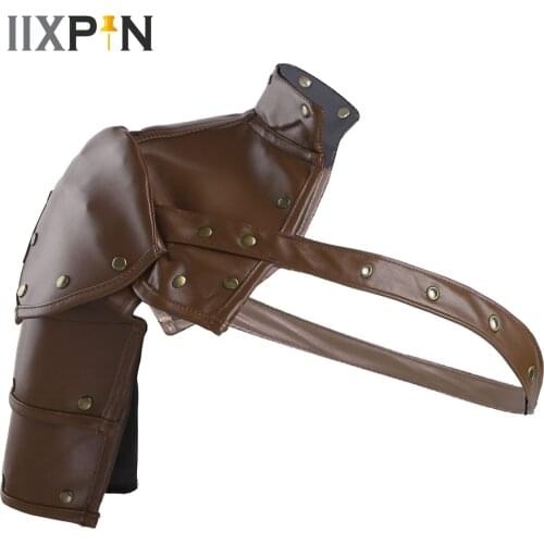 Erotic Tank Lingerie Vest PU Leather Chest Harness Men Rave Costumes Gothic Punk Metal Rivets Gay Sexy Costumes Shoulder Armor