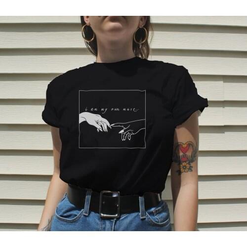 I Am My Own Muse T-shirt funny women 100% Cotton Feminist tumblr casual grunge Mother Day Gift quote Fashion tee top fit tshirt