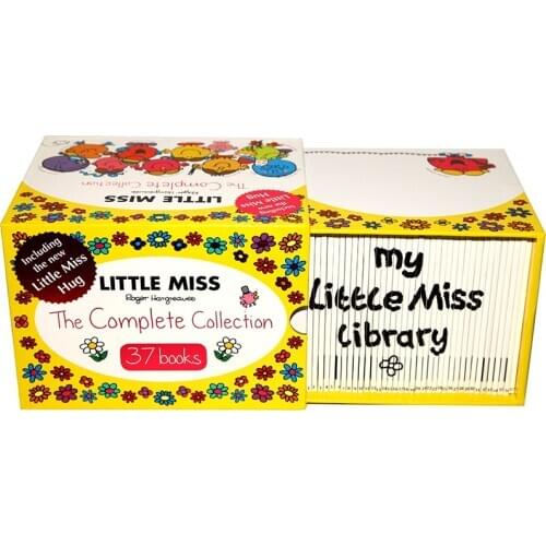 37 books/set daily life Little Miss English book Early Education Readings picture story book childrens reading habit & EQ