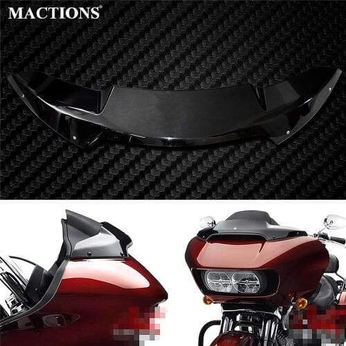 Motorcycle 4" Windshield Upper Fairing Windscreen For Harley Touring Road Glide 2015 2016 2017 Road Glide Special FLTRX FLTRU