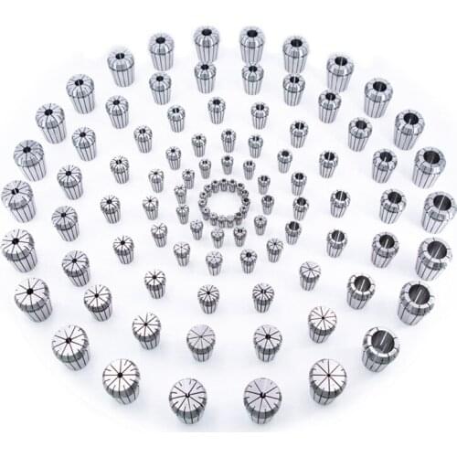 ER metric and inch integrated collet set ER CNC tool holder high-precision elastic chuck engraving machine mask machine collet