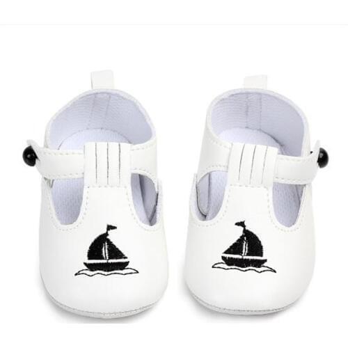 New PU Baby Shoes Prewalker Infants Soft Boys Girls Shoes