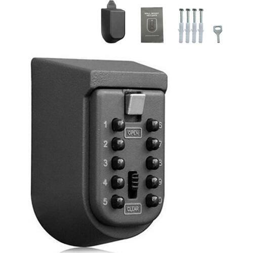 Outdoor Key Storage Box Anti-Theft Storage Box Password Key Box Security Lock Box