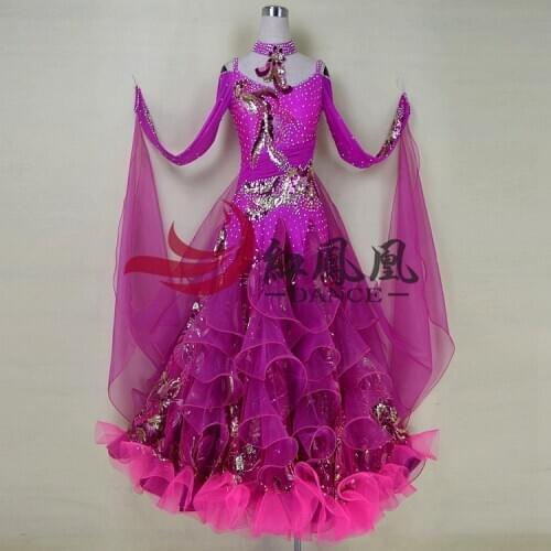 Ballroom Dance Competition Dresses Women/Ballroom Dresses/Ballroom Waltz Dresses/Ballroom Dancing/Waltz Dress