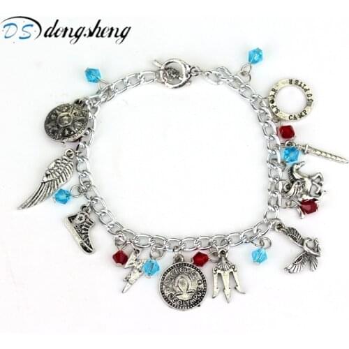 Dongsheng Crystal beads Pendent charm Bracelet Simple Vintage Movie Jewelry Fashion Hand Catenary -25