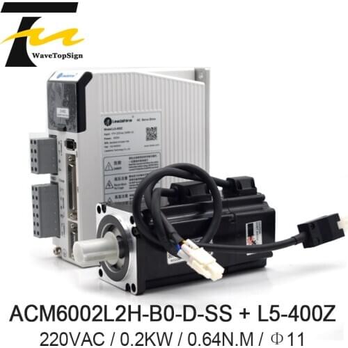 Best quality Leadshine 400W AC servo motor L5-400Z and ACM6004L2H-60-D-SS good price 17 bit encoder