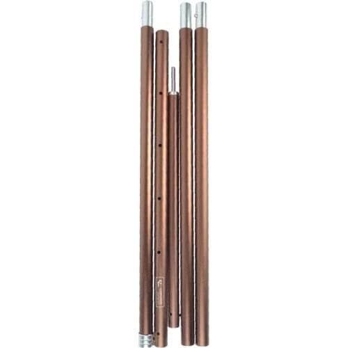 3.2m Folding Support Rods High Strength 7075 Aluminum Alloy 5-Sections Tent Awning Poles Rods Support Bars for Outdoors Camping