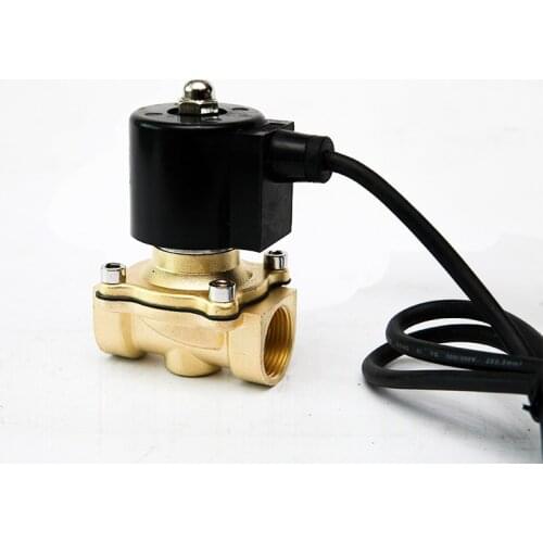 1" Brass Waterproof Fountain Solenoid Valve Semi Direct Acting