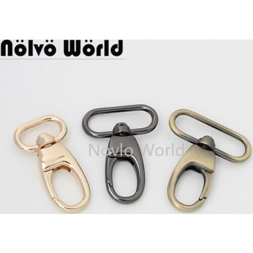 10-50 pieces 6 colors 3 size metal snap hook handbag clasp clip swivel clasp clip for purse strapping chain bag accessories