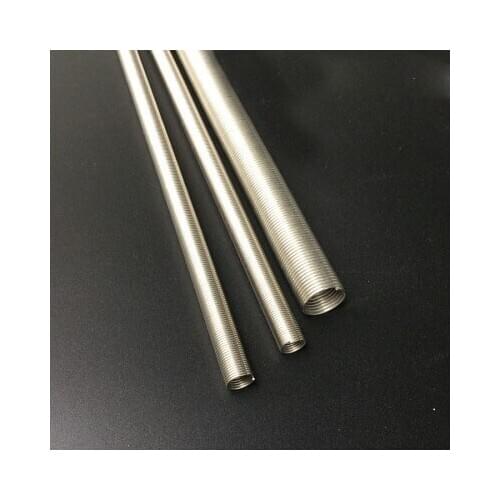 2pcs wire diameter 0.4mm outer diameter 2mm-5mm stainless steel headless tension springs tube protection spring 1000mm long